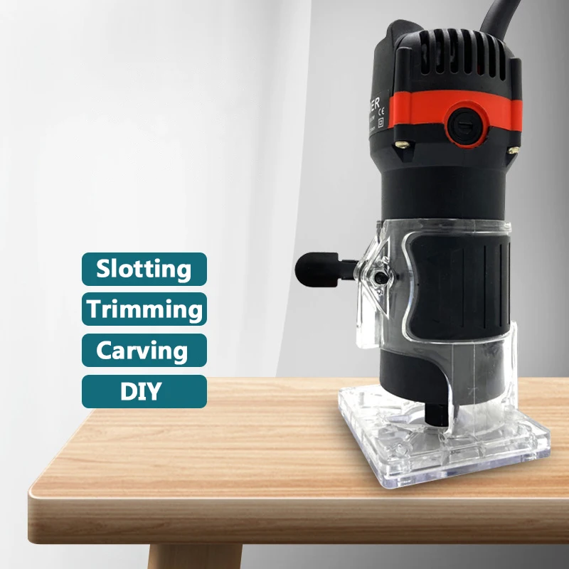 800W 30000rpm Woodworking Electric Trimmer Wood Milling Engraving Slotting Trimming Machine Hand Carving Machine Wood Router
800W 30000rpm Woodworking Electric Trimmer Wood Milling Engraving Slotting Trimming Machine Hand Carving Machine Wood Router