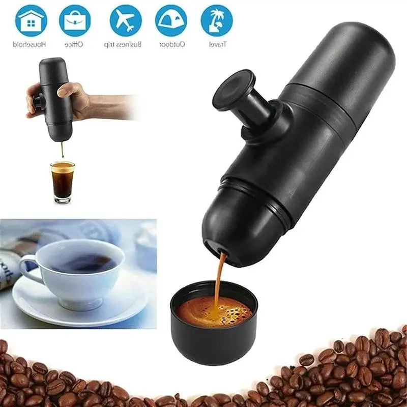 Portable Espresso Machine Mini Coffee Manual Pressure Maker Small Travel Coffee Bottle Home Accessories
Portable Espresso Machine Mini Coffee Manual Pressure Maker Small Travel Coffee Bottle Home Accessories