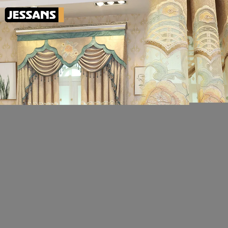 European Simple Curtains for Bedroom Embroidered Curtain Cloth Products Shade Curtains for Living Room Valance Floating Window
European Simple Curtains for Bedroom Embroidered Curtain Cloth Products Shade Curtains for Living Room Valance Floating Window
