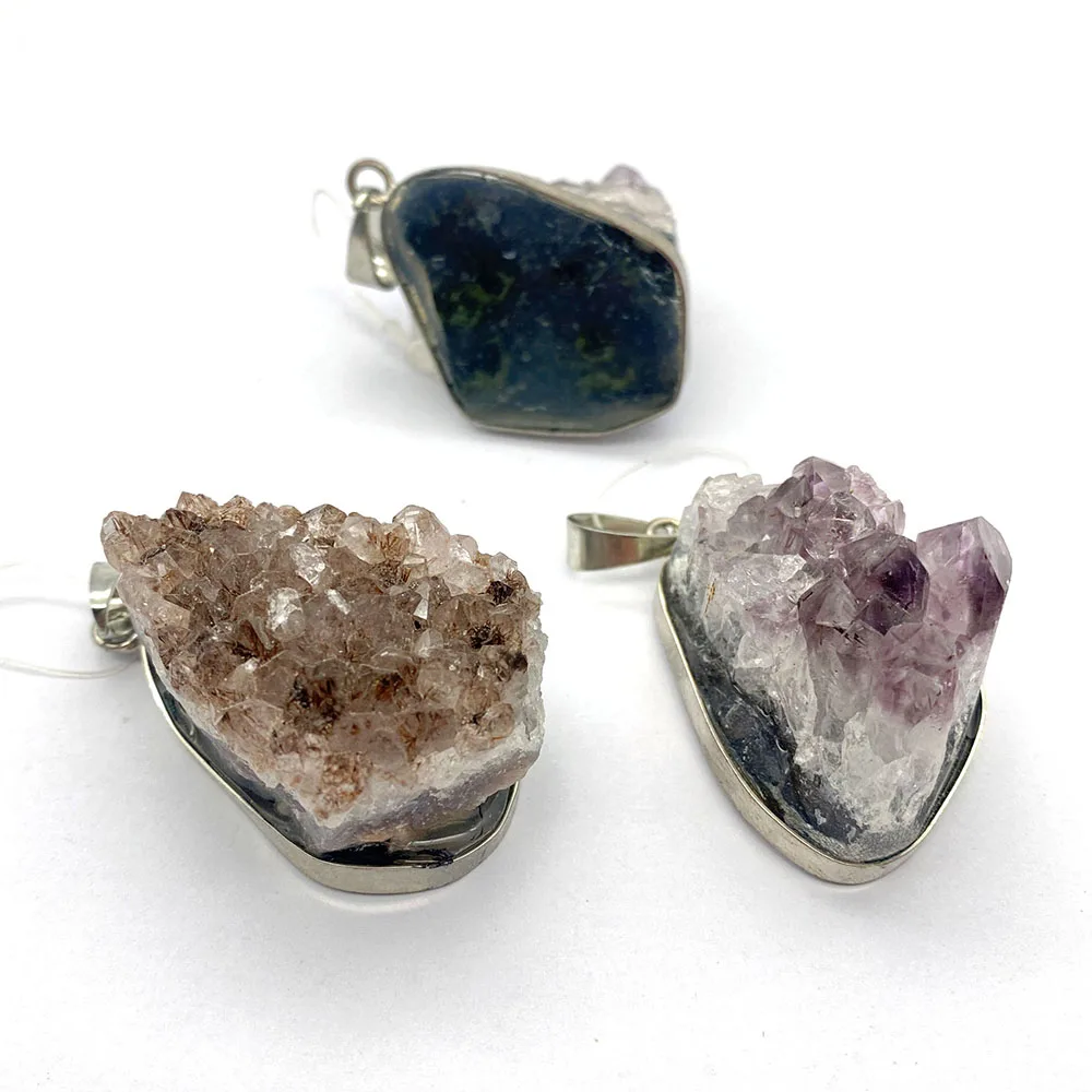 1pcs Natural Stone Pendant Amethyst Irregular Shape Jewelry Accessories DIY Making Necklace Bracelet Accessories Earrings Crafts
1pcs Natural Stone Pendant Amethyst Irregular Shape Jewelry Accessories DIY Making Necklace Bracelet Accessories Earrings Crafts