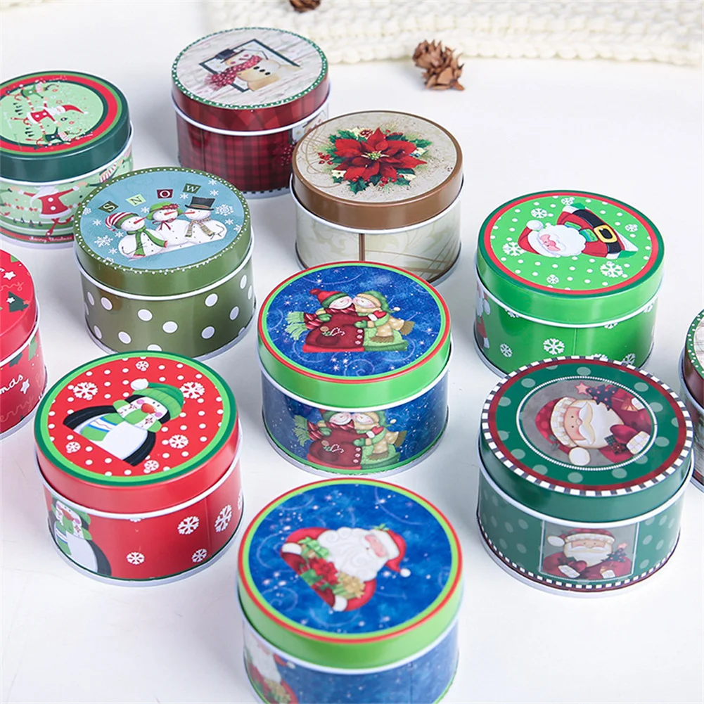 2022 New Christmas Tinplate Round Tin Gift Box Metal Biscuit Box Candy Storage Container New Year Gift Box
2022 New Christmas Tinplate Round Tin Gift Box Metal Biscuit Box Candy Storage Container New Year Gift Box