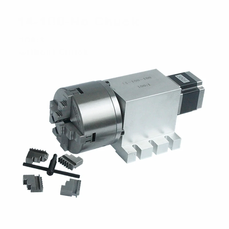 Harmonic Drive Reducer 3 4 Jaw 80/100mm Chuck CNC 4th Axis Rotary Axis Speed Reducing Ratio 100:1 Milling Machine Tools
Harmonic Drive Reducer 3 4 Jaw 80/100mm Chuck CNC 4th Axis Rotary Axis Speed Reducing Ratio 100:1 Milling Machine Tools