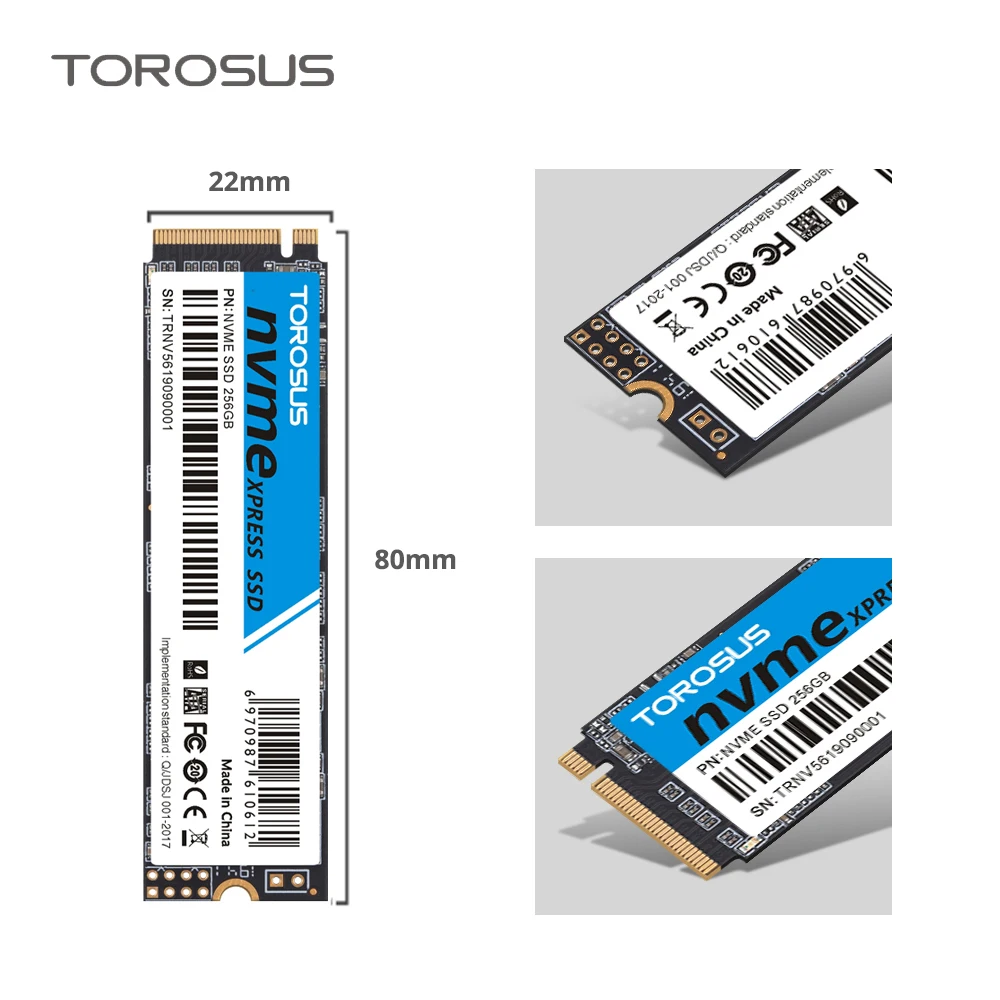 Внутренний жесткий диск TOROSUS SSD M2 nvme 128 ГБ 256 512 1TBPCIe 2280 M.2 NVME твердотельный