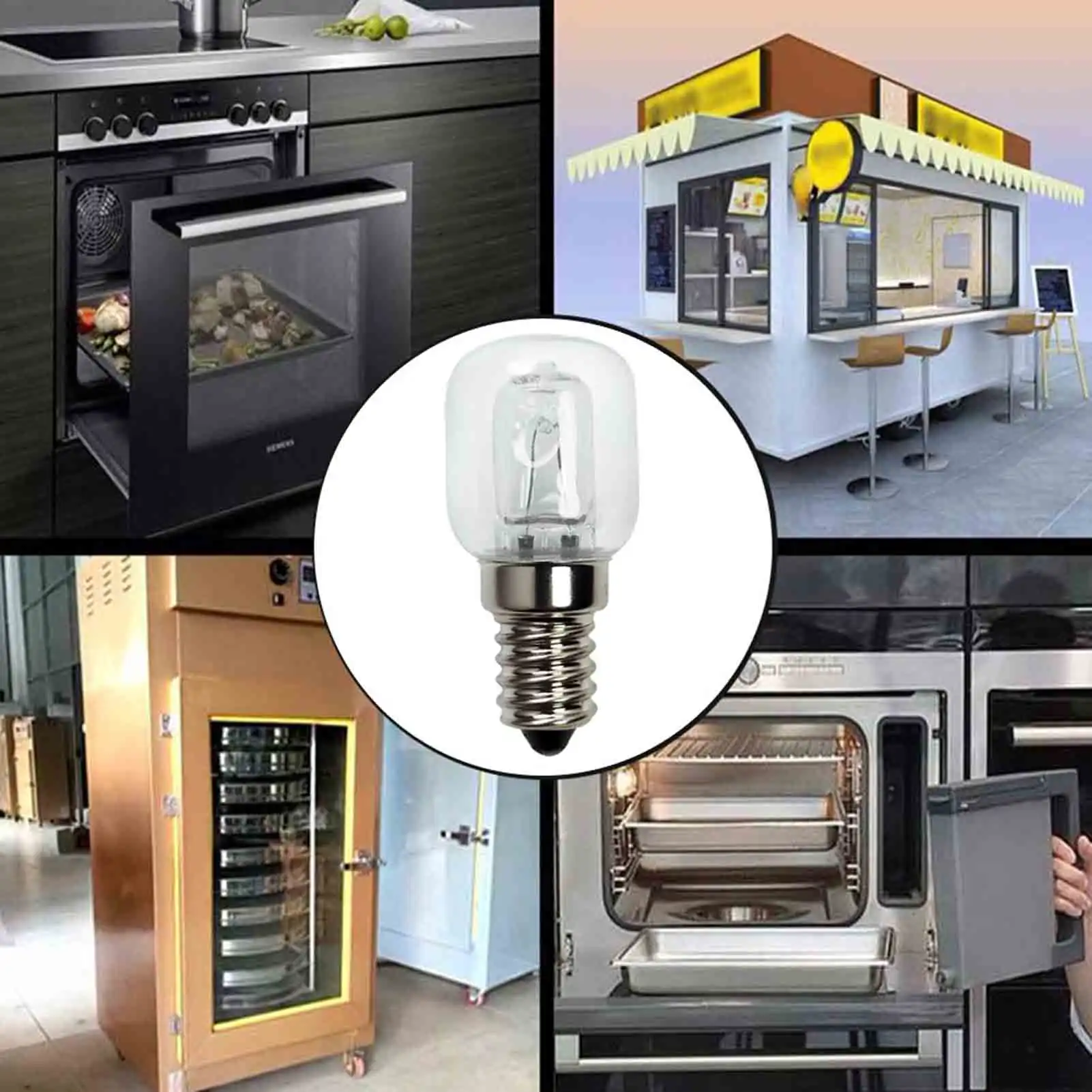 Oven Light Bulb 25W 220V High Temp Degree Resistant Microwave Lamp Applicable To Microwave Ovens Refrigerators Lighting Decor 
Oven Light Bulb 25W 220V High Temp Degree Resistant Microwave Lamp Applicable To Microwave Ovens Refrigerators Lighting Decor