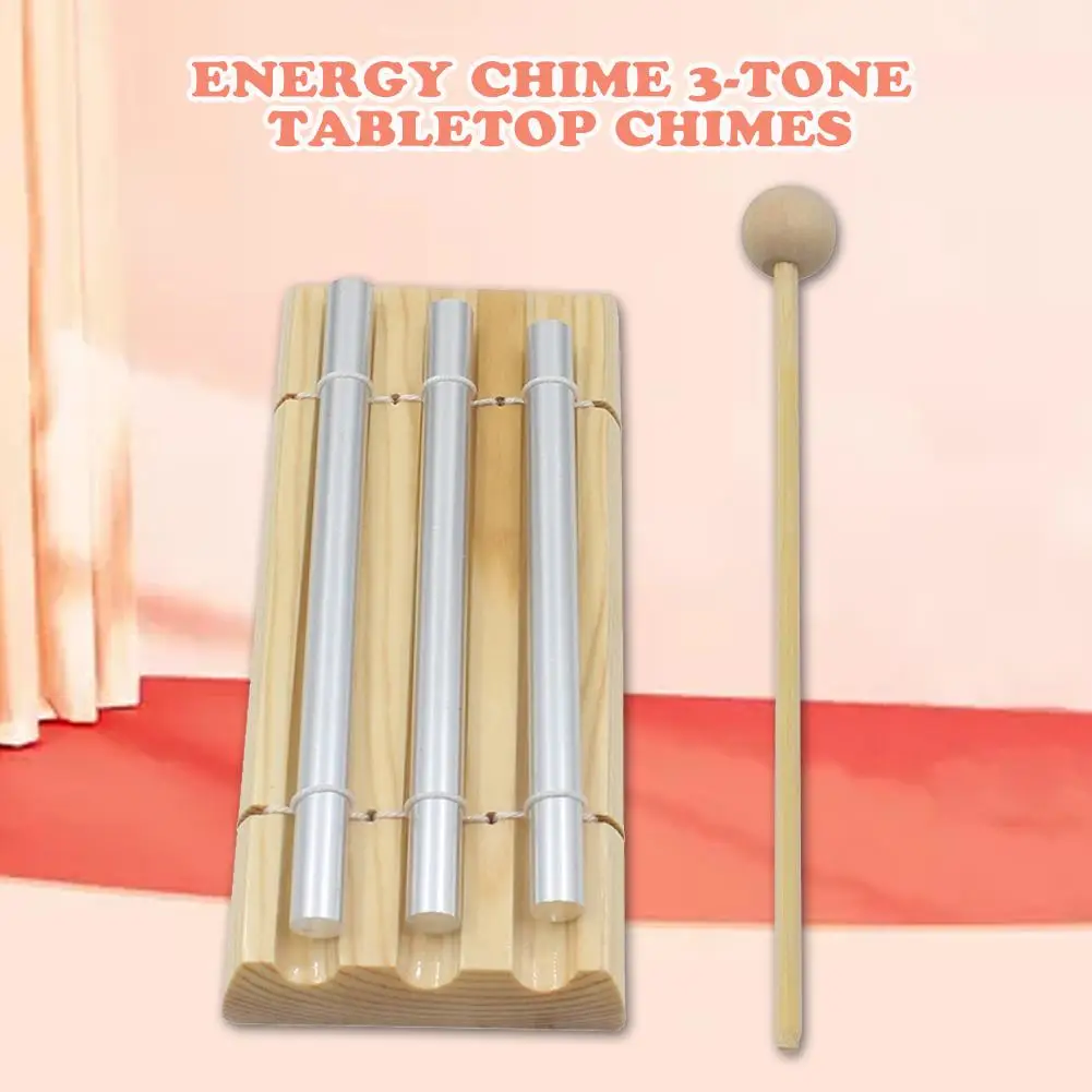 Energy Chime 3-Tone Tabletop Chimes Kids Metal Xylophone Educational Chime Percussion Instrument With Mallet For Classroom Use
Energy Chime 3-Tone Tabletop Chimes Kids Metal Xylophone Educational Chime Percussion Instrument With Mallet For Classroom Use