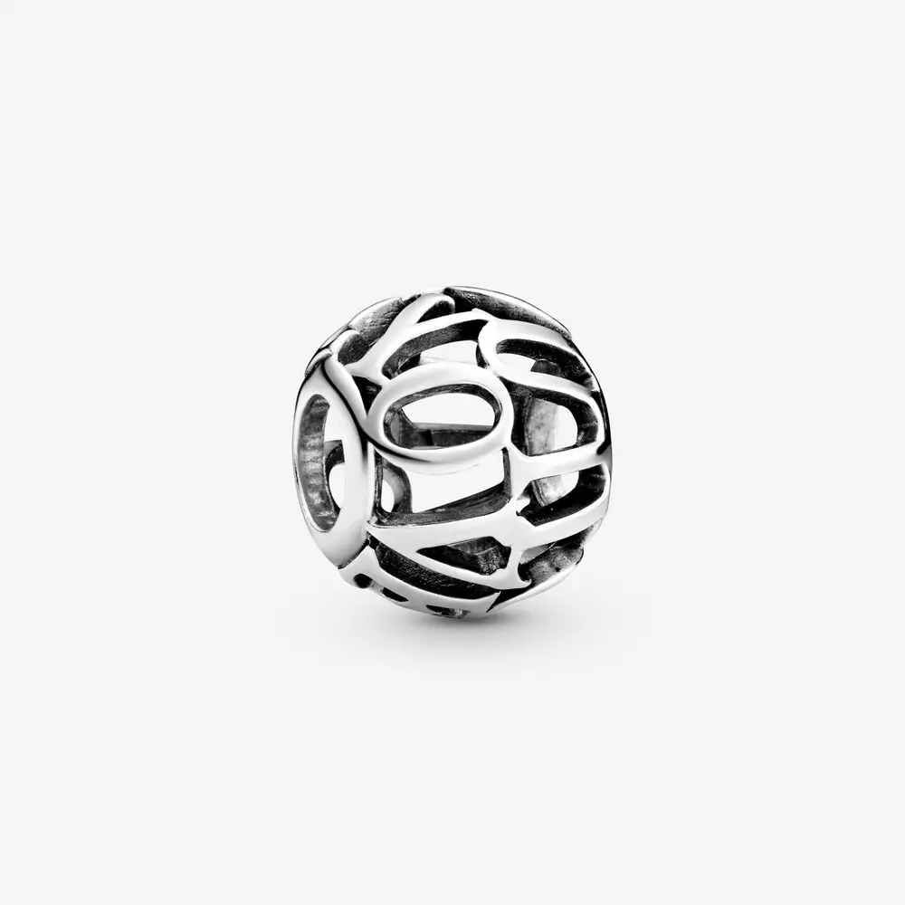 Women Metal Beads for Jewelry Making Fits Europe Bracelet 925 Sterling Silver Openwork I Love You Script Charms Berloques 2020
Women Metal Beads for Jewelry Making Fits Europe Bracelet 925 Sterling Silver Openwork I Love You Script Charms Berloques 2020