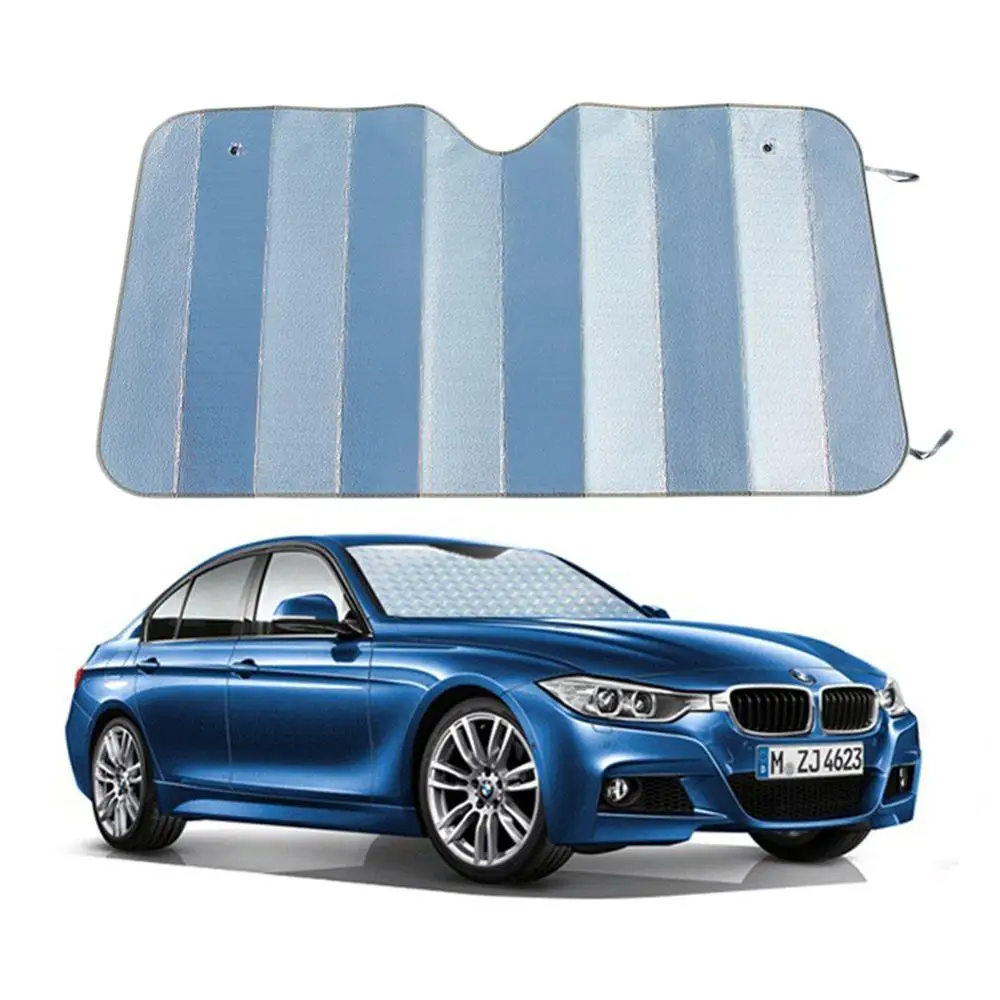 Auto Exterior Car Front Rear Sun Visor Sunshine Block Shade Foldable Windshield Cover 135*70cm 
Auto Exterior Car Front Rear Sun Visor Sunshine Block Shade Foldable Windshield Cover 135*70cm