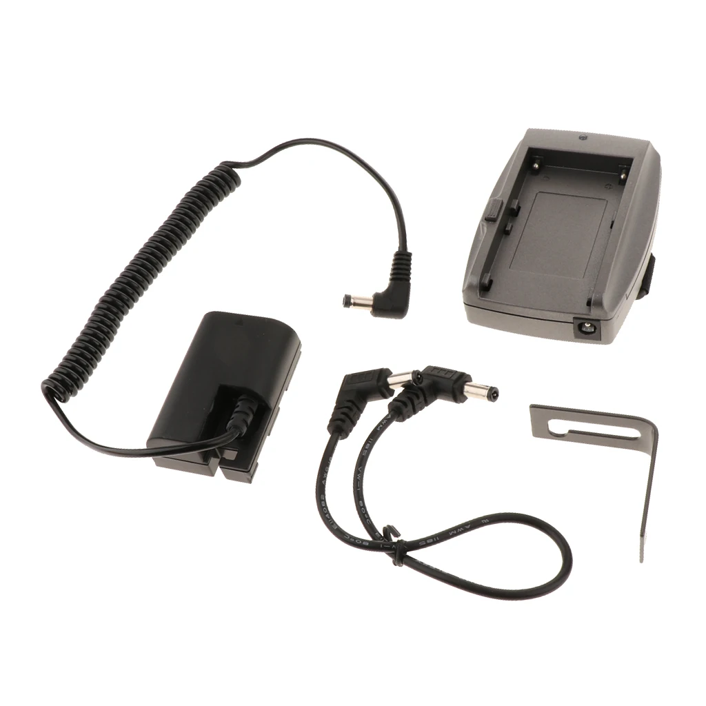 LP-E6 DR-E6 DC Coupler + Adapter Plate for Canon EOS 5D2 5D3 6D 7D 70D 7D2 5DSR 80D Camera
LP-E6 DR-E6 DC Coupler + Adapter Plate for Canon EOS 5D2 5D3 6D 7D 70D 7D2 5DSR 80D Camera