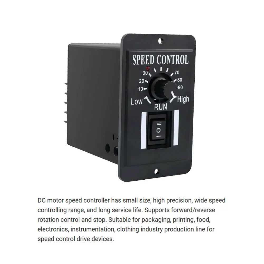NEW DC Motor Speeds Controller Accurate Stable DC 12-60V 40A PWM Brush CW CCW Reversible Switch Reversible Switch 6A Regulator
NEW DC Motor Speeds Controller Accurate Stable DC 12-60V 40A PWM Brush CW CCW Reversible Switch Reversible Switch 6A Regulator