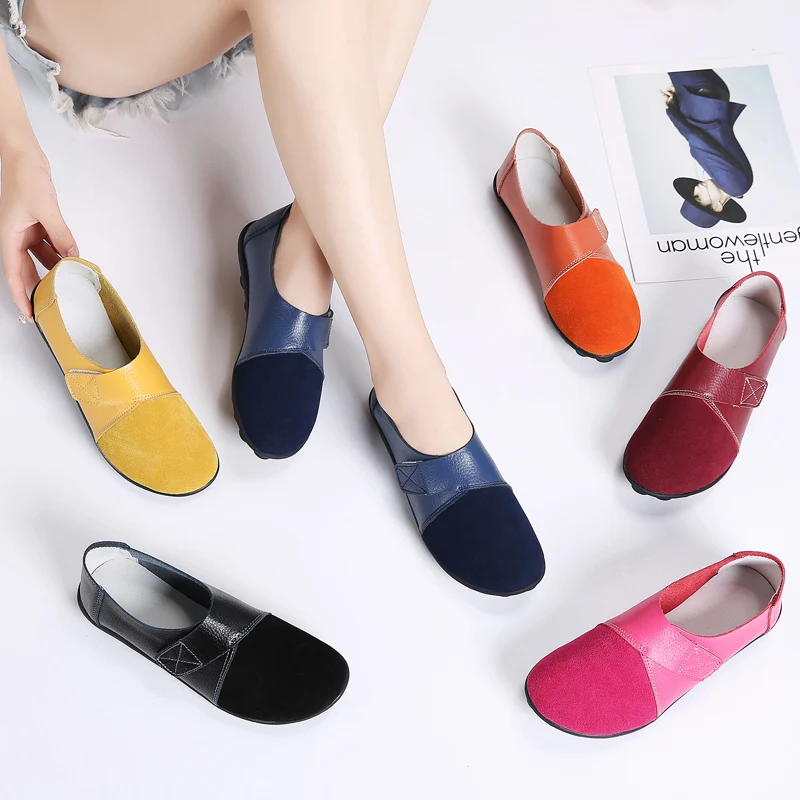 Lightweight Genuine Leather Women Casual Shoes Slip On Comfortable Fashion Loafers Ladies Non-slip Moccasins Flats Walking Shoes
Lightweight Genuine Leather Women Casual Shoes Slip On Comfortable Fashion Loafers Ladies Non-slip Moccasins Flats Walking Shoes