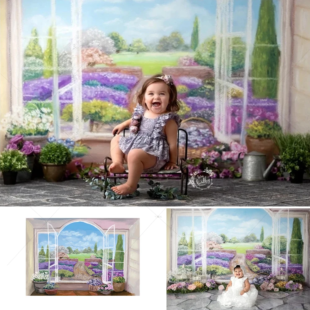 Фон для фотосъемки с изображением акварельная картина весенний пейзаж цветы окна Baby Shower торты Smash фон для фотосъемки на день рождения
Фон для фотосъемки с изображением акварельная картина весенний пейзаж цветы окна Baby Shower торты Smash фон для фотосъемки на день рождения