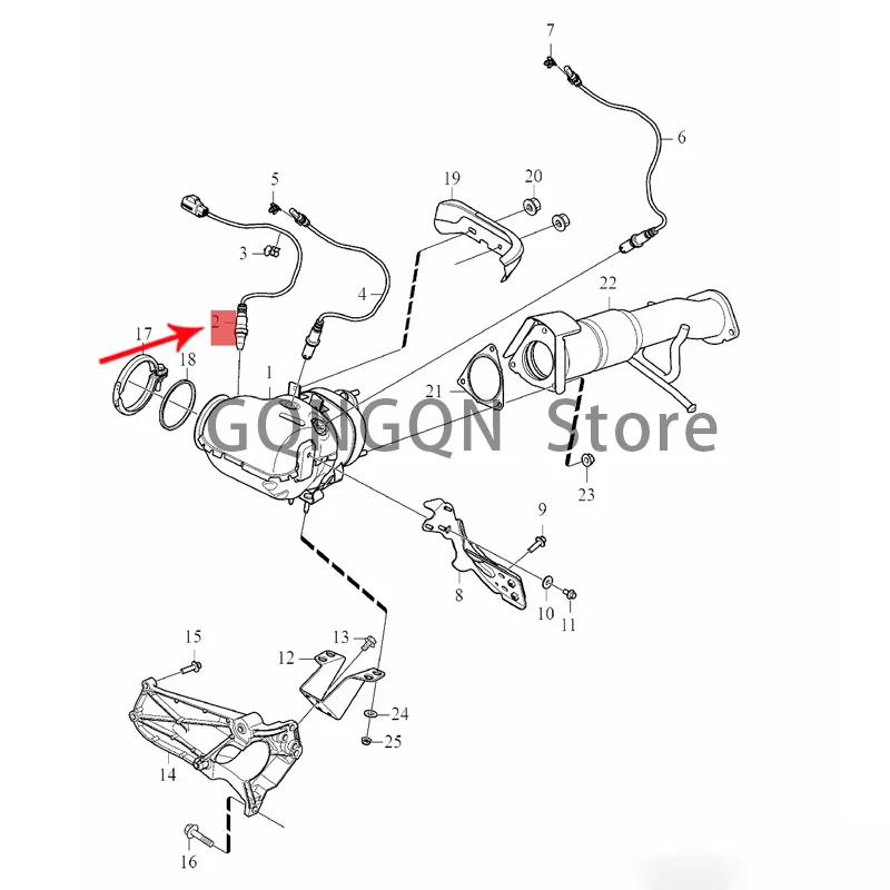 CAR A sensor device for removing exhaust gas 2016-2020vol voxc90 xc60 v90 cross country v90 s90l s90 oxygen exhaust sensor ignit
CAR A sensor device for removing exhaust gas 2016-2020vol voxc90 xc60 v90 cross country v90 s90l s90 oxygen exhaust sensor ignit