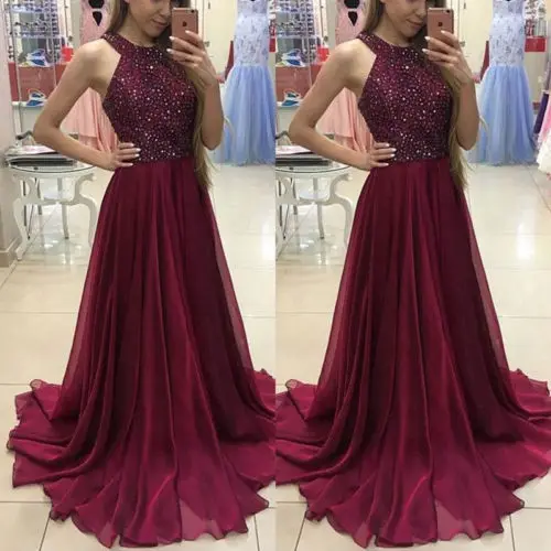 Fashion Women Dress Sexy Ladies Sleeveless Lace Long Bodycon Women Formal Wedding Ball Gown Party Halter Sequin Maxi Dress
Fashion Women Dress Sexy Ladies Sleeveless Lace Long Bodycon Women Formal Wedding Ball Gown Party Halter Sequin Maxi Dress