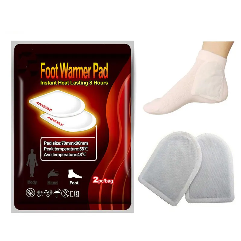 

Heat Patch 6 Pieces=3 Bags Self Heated Body Warmer Stick Lasting Heat Patch Keep Hand Feet Foot Warm Paste Foot Insole