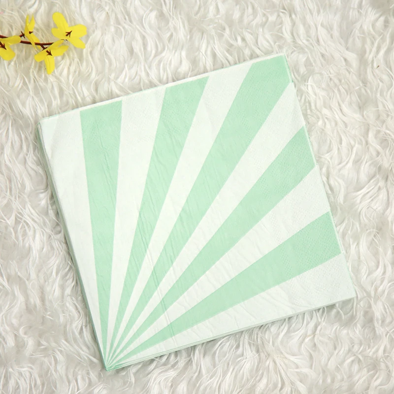 20pcs Foil Gold Green Stripes Disposable Napkins Birthday Party Supplies Baby Shower Decorations Green Striped Disposable Towels
20pcs Foil Gold Green Stripes Disposable Napkins Birthday Party Supplies Baby Shower Decorations Green Striped Disposable Towels