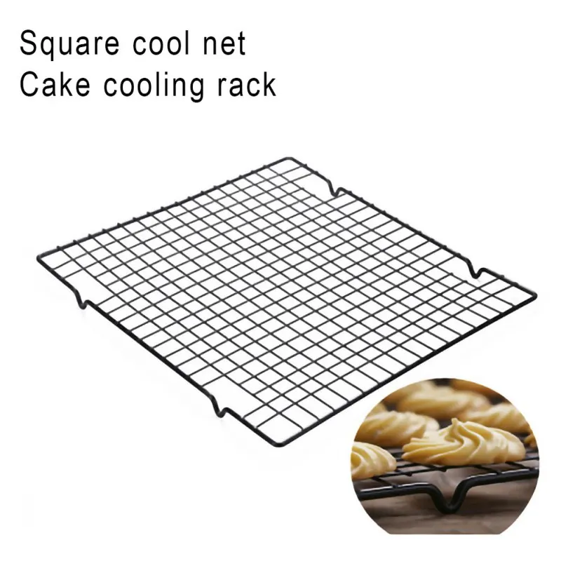 Baking Tools Large Cake Cooling Rack Bread Cooling Rack Black Stainless Steel Non-stick For Cake Bread Grid Baking Tray
Baking Tools Large Cake Cooling Rack Bread Cooling Rack Black Stainless Steel Non-stick For Cake Bread Grid Baking Tray