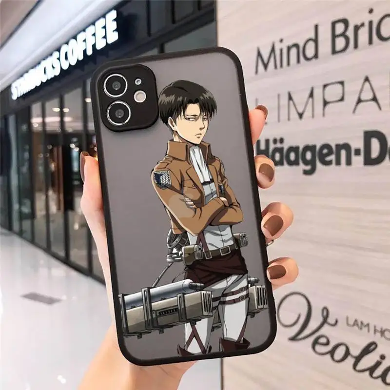Attack On Titan Phone Case Matte Transparent for iPhone 7 8 11 12 s mini pro X XS XR MAX Plus mobile bags
Attack On Titan Phone Case Matte Transparent for iPhone 7 8 11 12 s mini pro X XS XR MAX Plus mobile bags