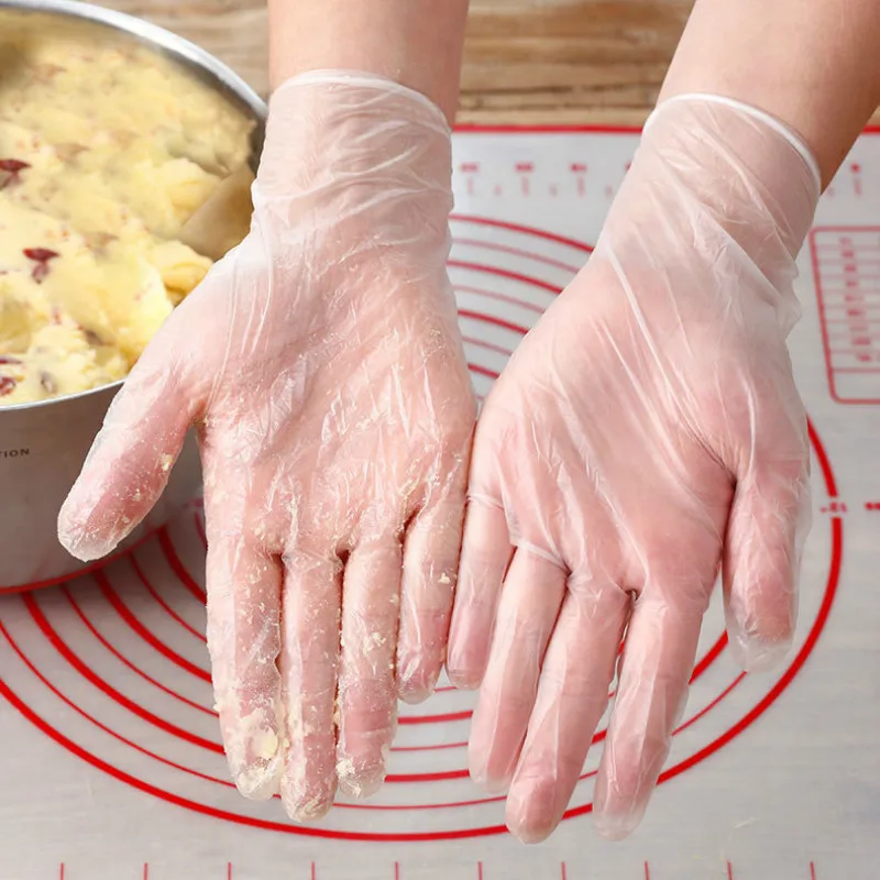 100pcs Food Grade Disposable PVC Gloves For Restaurant Kitchen BBQ Eco-friendly Food Gloves Cleaning Plastic Gloves Gadget
100pcs Food Grade Disposable PVC Gloves For Restaurant Kitchen BBQ Eco-friendly Food Gloves Cleaning Plastic Gloves Gadget