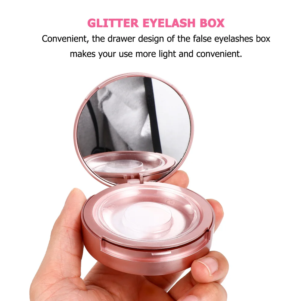5Pcs Double Layer Eyelash Case Box with Mirror and Lash Holder Makeup Tool
5Pcs Double Layer Eyelash Case Box with Mirror and Lash Holder Makeup Tool