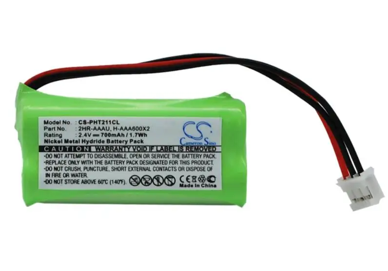 

cameron sino 700mah battery for PHILIPS 215 Quattro Aleor 300 DECT 211 Dect 211 Duo. Dect 215 Dect 215 Duo SE105 Xalio 300