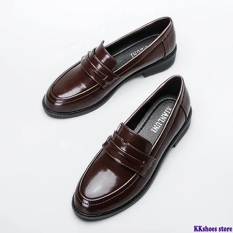 Real Oxford Shoes Women Brown Leather Flats British Girls Street Shoes Ladies Derby Shoes College Loafers Women Solid Moccasins
Real Oxford Shoes Women Brown Leather Flats British Girls Street Shoes Ladies Derby Shoes College Loafers Women Solid Moccasins