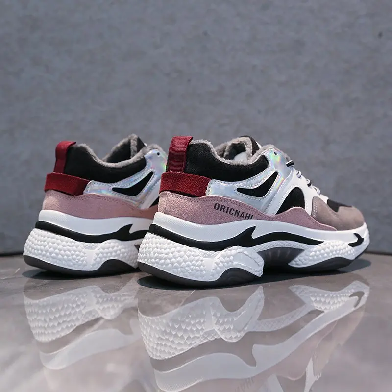 2020 Women Shoes New Chunky Sneakers Fashion Vulcanize Platform Winter Sneakers Keep Warm Femme Dad Shoes Casual Woman Krasovki
2020 Women Shoes New Chunky Sneakers Fashion Vulcanize Platform Winter Sneakers Keep Warm Femme Dad Shoes Casual Woman Krasovki