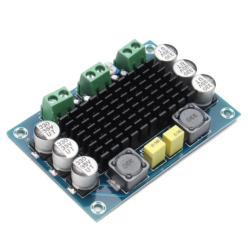 TPA3116D2 Mono Amplifier Board 100W DC 12V-26V High Power Audio Digital AMP Module Sound Speaker Board Volume Control
TPA3116D2 Mono Amplifier Board 100W DC 12V-26V High Power Audio Digital AMP Module Sound Speaker Board Volume Control