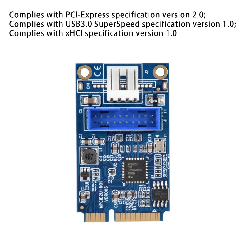 MINI PCI-e USB3.0 19-Pin 2 4Pin 
MINI PCI-e USB3.0 19-Pin 2 4Pin