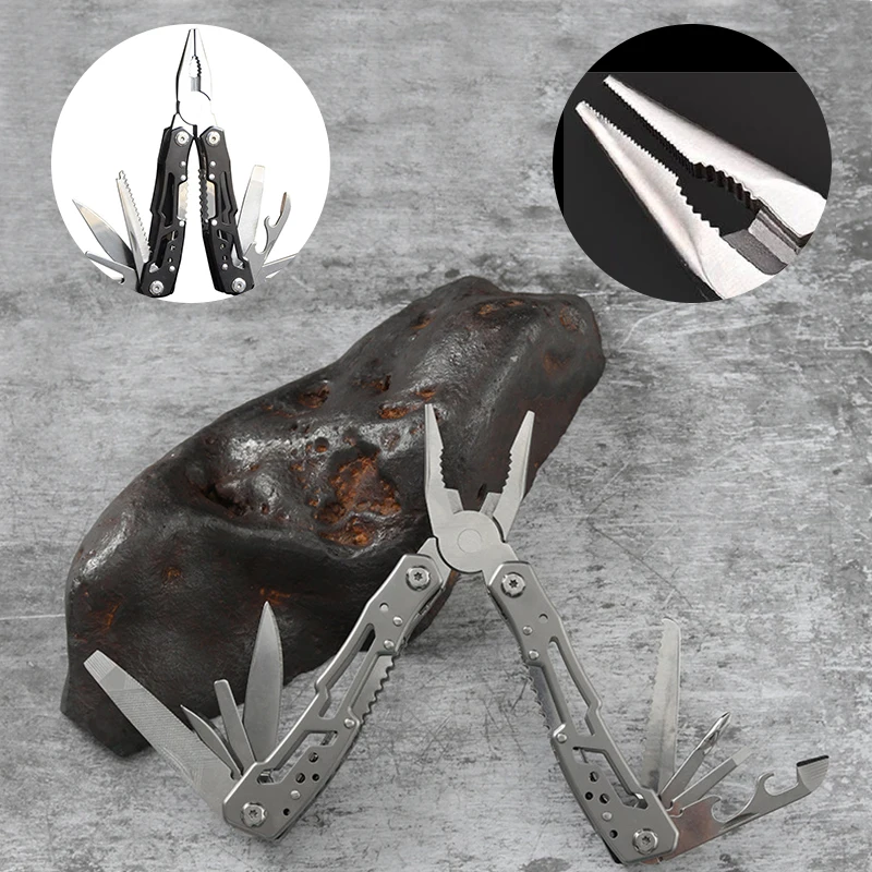 Multi Plier Wire Stripper Folding Plier Outdoor Camping Multitool Pocket Mini Portable Folding Pliers
Multi Plier Wire Stripper Folding Plier Outdoor Camping Multitool Pocket Mini Portable Folding Pliers