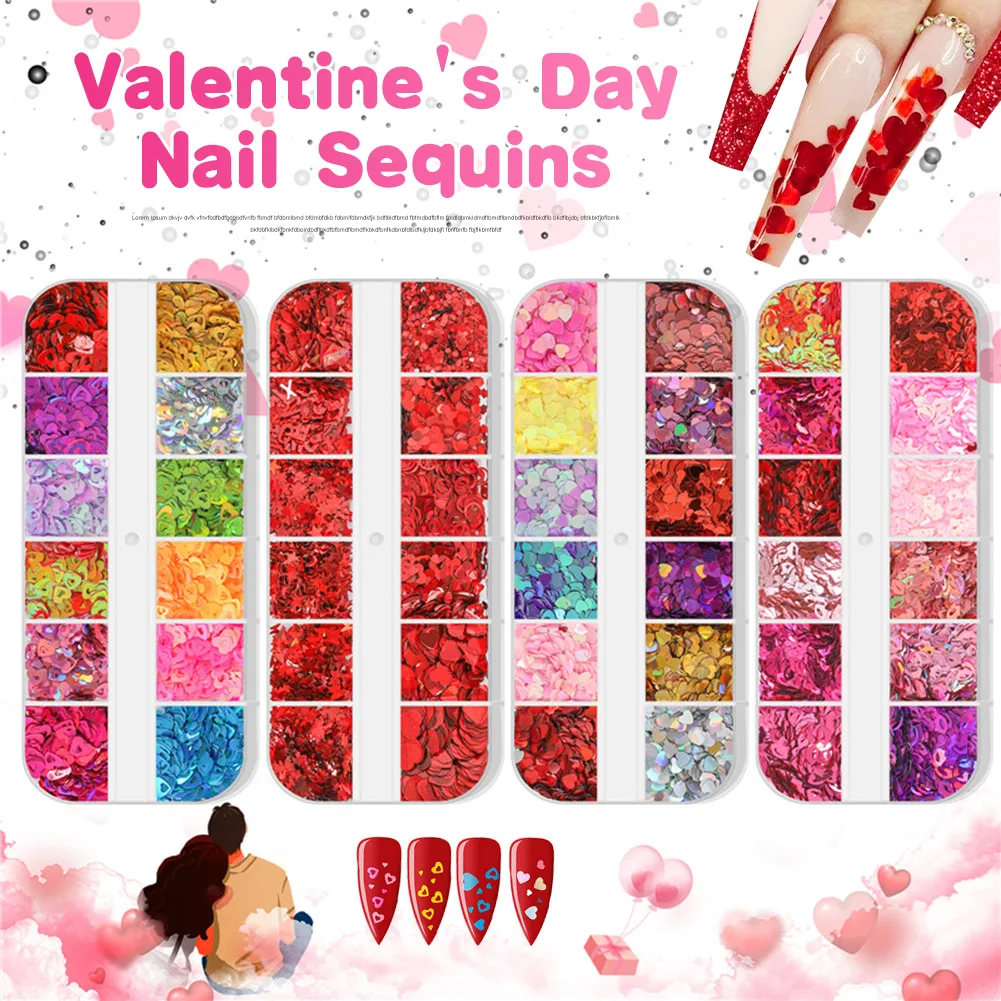 Heart Nail Glitters Valentine's Day Love Heart Lip Shaped Nail Art Flake Shine Sequins Nail Decals Manicure Supplies
Heart Nail Glitters Valentine's Day Love Heart Lip Shaped Nail Art Flake Shine Sequins Nail Decals Manicure Supplies