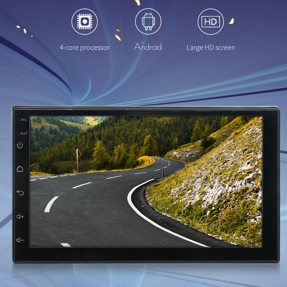 2 Din Android 9,1 автомобильный mp5-плеер, мультимедийный видеоплеер с 7-дюймовым сенсорным TFT-экраном, GPS-навигацией, автомобильное радио, Wi-Fi, Bluetooth-С...
2 Din Android 9,1 автомобильный mp5-плеер, мультимедийный видеоплеер с 7-дюймовым сенсорным TFT-экраном, GPS-навигацией, автомобильное радио, Wi-Fi, Bluetooth-С...