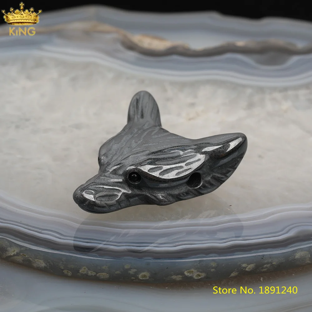 2pcs/lot Natural Iron Stone Carved Wolf Head Pendant Jewelry Fashion Women Figurine Animal Chakra Jewelry Findings XG-24KBAH
2pcs/lot Natural Iron Stone Carved Wolf Head Pendant Jewelry Fashion Women Figurine Animal Chakra Jewelry Findings XG-24KBAH