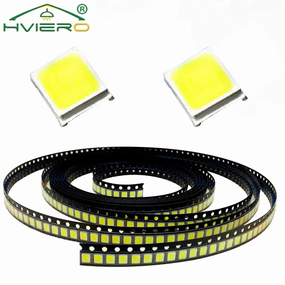 100pcs SMT SMD 2835 LED Lamp Bead 20-25lm White Red Blue Green Yellow LED Beads LED Chip DC 1.8-3.6V LED Light Emitting Diodes
100pcs SMT SMD 2835 LED Lamp Bead 20-25lm White Red Blue Green Yellow LED Beads LED Chip DC 1.8-3.6V LED Light Emitting Diodes