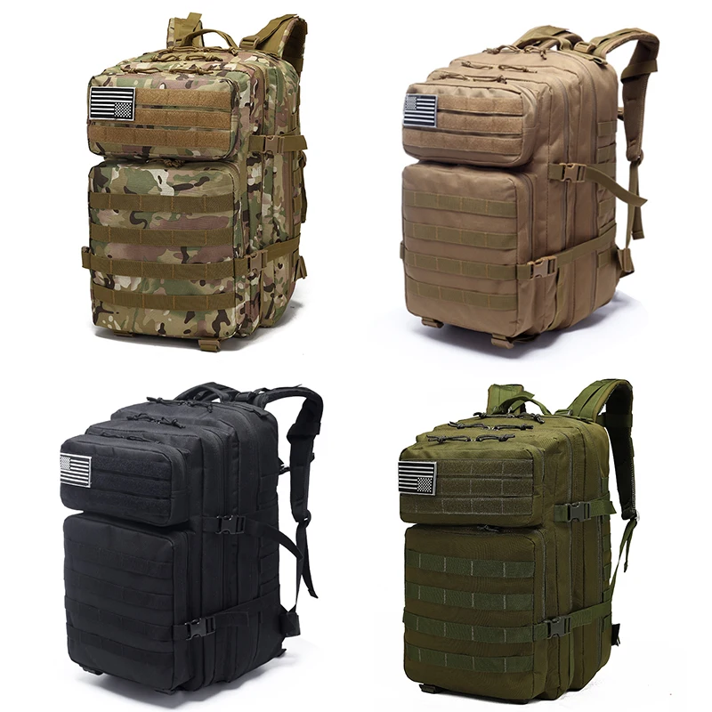 40L Tactical Backpack Military Outdoor Bag Rucksack 800D Waterproof Oxford Cloth Trekking Hunting Camping Bag Camping Equipment
40L Tactical Backpack Military Outdoor Bag Rucksack 800D Waterproof Oxford Cloth Trekking Hunting Camping Bag Camping Equipment