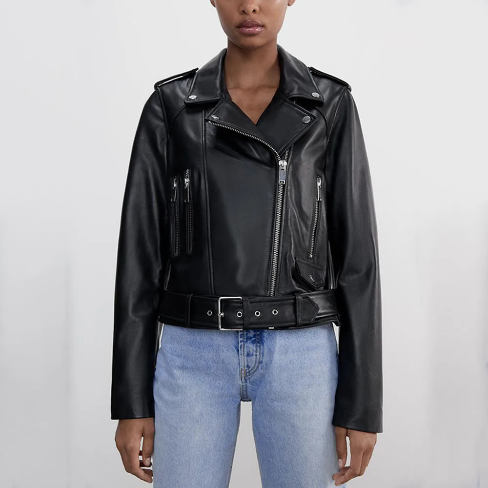 2021 Spring New Arrival Custom Outdoor Summer Jackets Female Black Motorcycle Women PU Leather Winter Autumn
2021 Spring New Arrival Custom Outdoor Summer Jackets Female Black Motorcycle Women PU Leather Winter Autumn