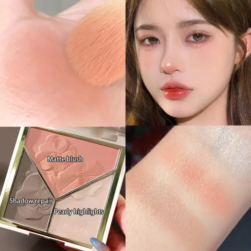 Highlighters Contour Bronzers Blush 3 In1 High-light Shadow Face Makeup Palette Waterproof Sweatproof Lasting Makeup Cosmetic 
Highlighters Contour Bronzers Blush 3 In1 High-light Shadow Face Makeup Palette Waterproof Sweatproof Lasting Makeup Cosmetic