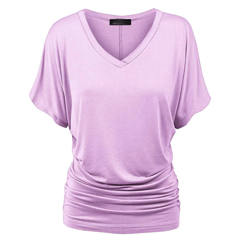 T Shirt Women Harajuku Tops Plus Size Solid V-Neck Batwing Sleeve Fold Hem Loose Top T-shirt 5XL Tees Dropshipping Z8175#
T Shirt Women Harajuku Tops Plus Size Solid V-Neck Batwing Sleeve Fold Hem Loose Top T-shirt 5XL Tees Dropshipping Z8175#