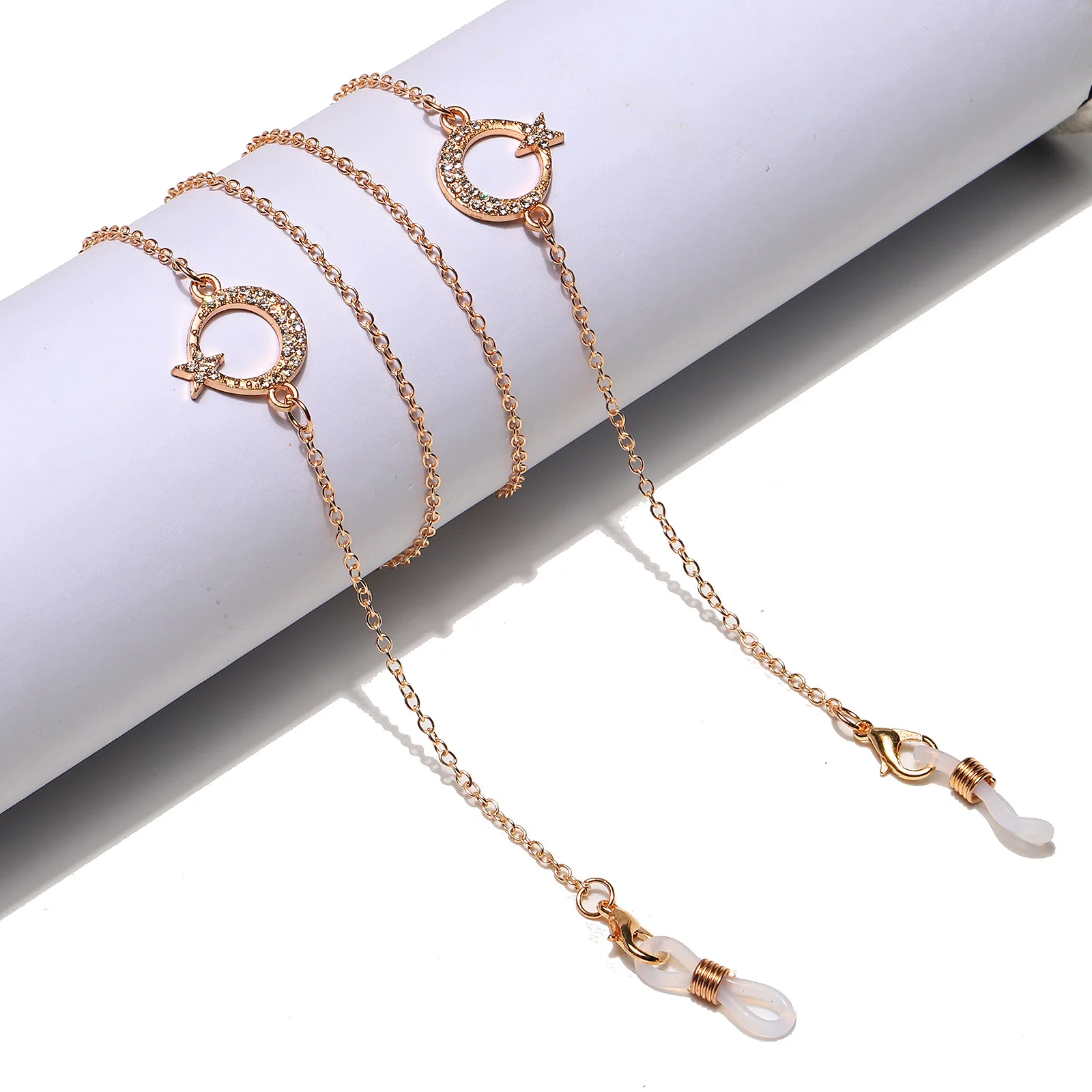 Fashion Womens Mask Lanyard Sunglasses Chains Moon Stars Glasses Chain Eyewears Cord Holder neck strap Rope Eyewear Accessories
Fashion Womens Mask Lanyard Sunglasses Chains Moon Stars Glasses Chain Eyewears Cord Holder neck strap Rope Eyewear Accessories