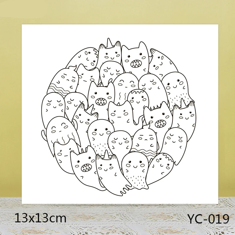 ZhuoAng Happy Halloween Transparent seal / sealed DIY scrapbook / album decoration card / seamless seal
ZhuoAng Happy Halloween Transparent seal / sealed DIY scrapbook / album decoration card / seamless seal