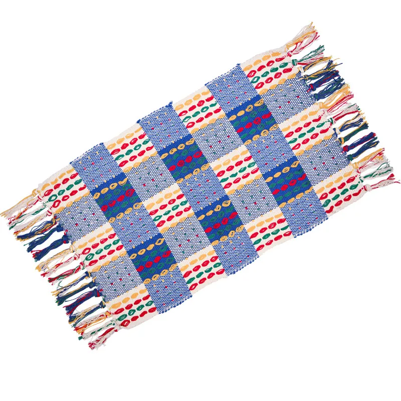 Bohemian Style Cotton Braided Floor Mat Household Paws Rubbing Door Mat Household Rectangular Doorway Entrance Mat
Bohemian Style Cotton Braided Floor Mat Household Paws Rubbing Door Mat Household Rectangular Doorway Entrance Mat