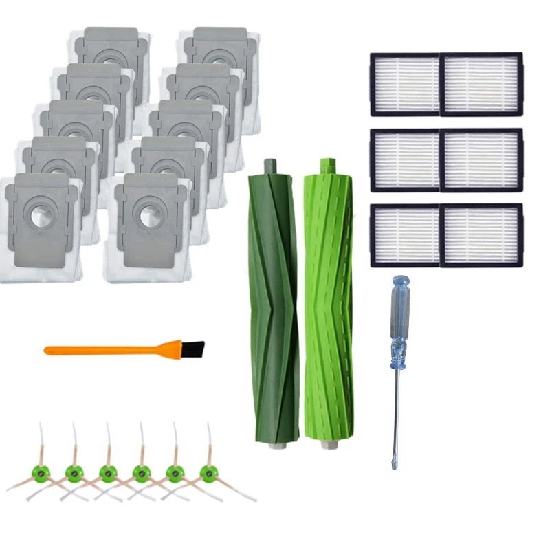 1Set Filter Main Roller Side Brush Dust Bag for IRobot Roomba E5 E6 I3 I6 I7+Plus Robot Vacuum Cleaner Replacement Parts
1Set Filter Main Roller Side Brush Dust Bag for IRobot Roomba E5 E6 I3 I6 I7+Plus Robot Vacuum Cleaner Replacement Parts