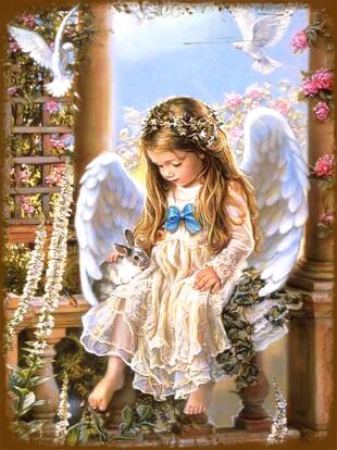Детские плакаты с ангелом винтажные металлические жестяные декоративные