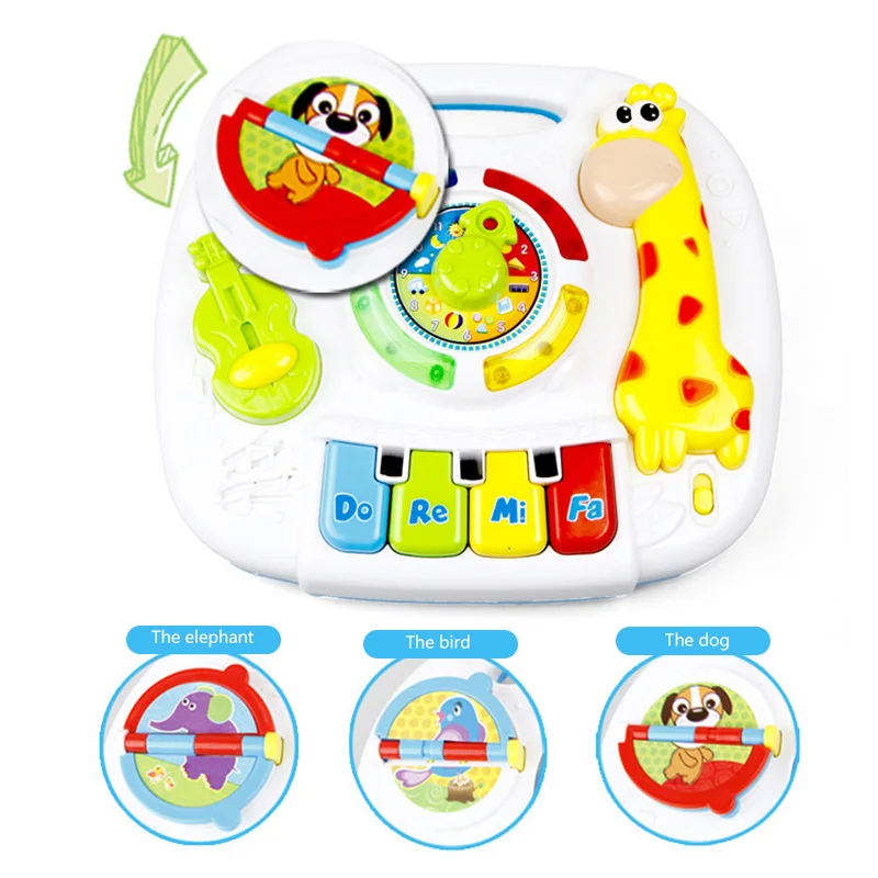 Baby Table Educational Toys Violin Musical Games Early Learning Desk Study Desk With Light And Songs Piano Music
Baby Table Educational Toys Violin Musical Games Early Learning Desk Study Desk With Light And Songs Piano Music