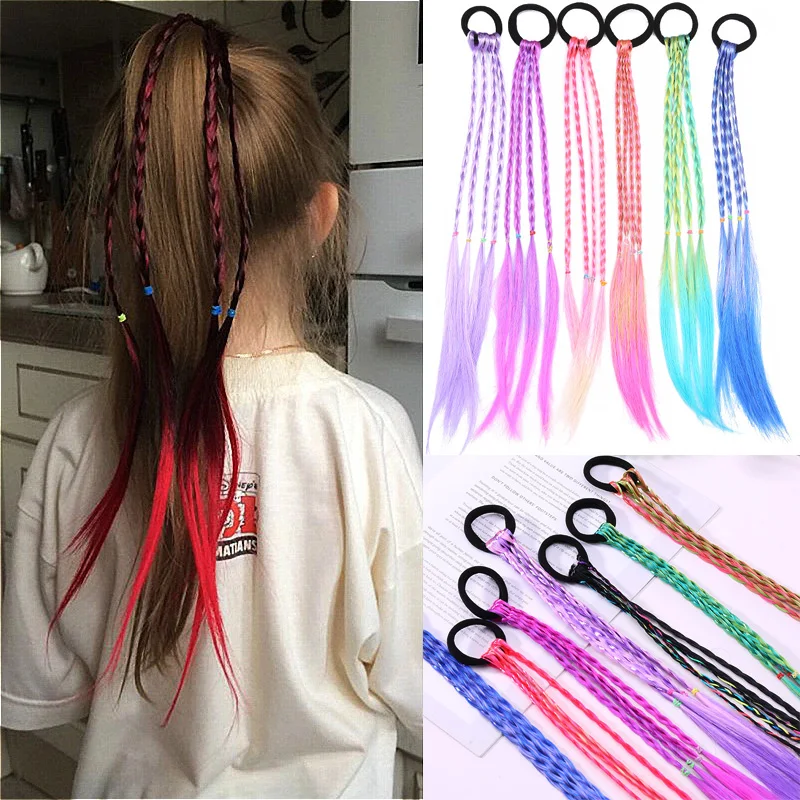 2021 Colorful Girls Elastic Hair Bands Rubber Band Hair Accessories Kids Wig Headband Twist Braid Rope Headdress Free Shipping
2021 Colorful Girls Elastic Hair Bands Rubber Band Hair Accessories Kids Wig Headband Twist Braid Rope Headdress Free Shipping