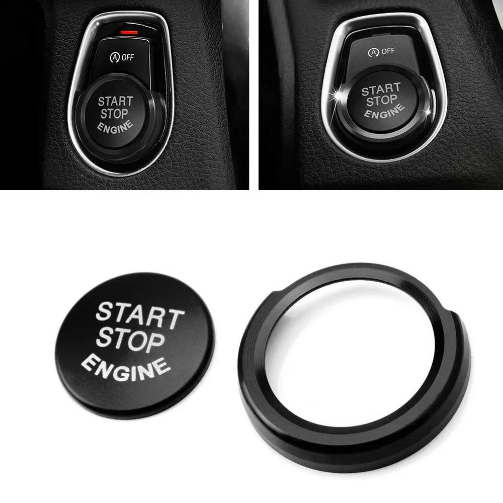 1 X Keyless Engine Ignition Button Decoration Trim Black Aluminum Ring Trim For BMW F20 F22 F30 F32 F48 1 2 3 4 Series X1
1 X Keyless Engine Ignition Button Decoration Trim Black Aluminum Ring Trim For BMW F20 F22 F30 F32 F48 1 2 3 4 Series X1
