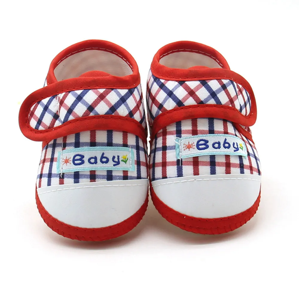 Newborn Infant Baby Boys Girls Shoes Cotton Plaid First Walker Warm Flats Shoes Canvas Soft Sole Anti-slip Summer Autumn Shoes
Newborn Infant Baby Boys Girls Shoes Cotton Plaid First Walker Warm Flats Shoes Canvas Soft Sole Anti-slip Summer Autumn Shoes