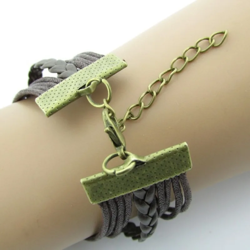 2020 Cross-border European and American Bracelet Wholesale Believe Dragonfly LOVE 8 Word Multi-strand Wax Rope Braided Bracelet
2020 Cross-border European and American Bracelet Wholesale Believe Dragonfly LOVE 8 Word Multi-strand Wax Rope Braided Bracelet