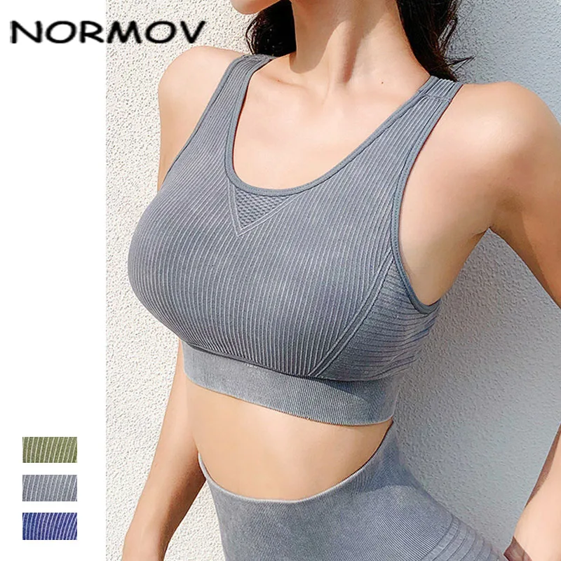 NORMOV Women Bras Solid Backless Cross Hollow Out Skinny Underwear Jeggings Fitness Sport Top Push Up Shockproof Bras Feminina
NORMOV Women Bras Solid Backless Cross Hollow Out Skinny Underwear Jeggings Fitness Sport Top Push Up Shockproof Bras Feminina