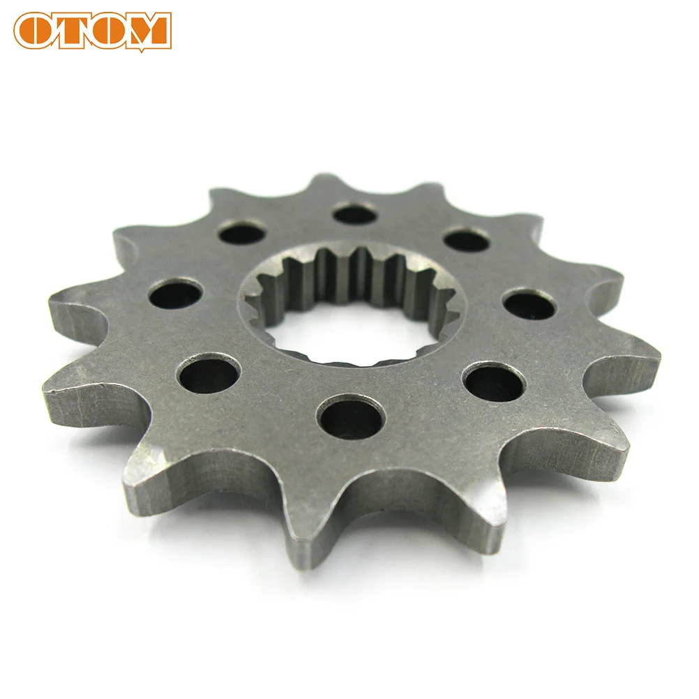 Передняя маленькая Звездочка OTOM для мотокросса 13T, кованое легкое цепное колесо для KTM SXF MXC XCF TE TC FE FC, запчасти для мотоциклов 
Передняя маленькая Звездочка OTOM для мотокросса 13T, кованое легкое цепное колесо для KTM SXF MXC XCF TE TC FE FC, запчасти для мотоциклов