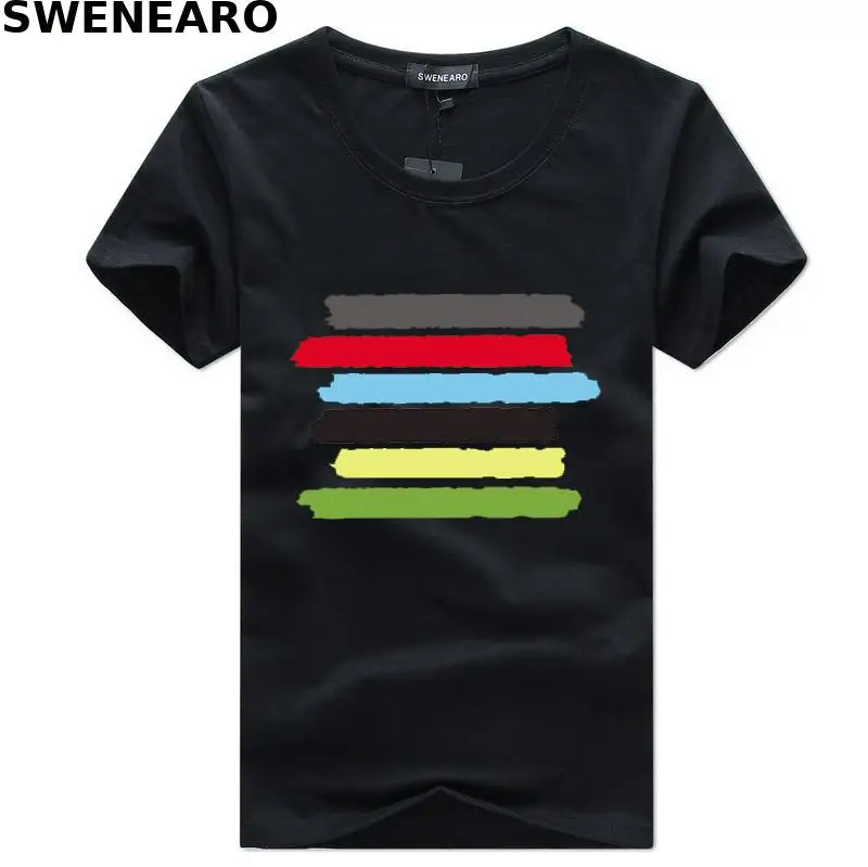 2021 New Cotton T-Shirt Men's Rainbow Print O-neck Loose Black and White Cotton T-Shirt Men's Summer Street Fashion T-Shirt
2021 New Cotton T-Shirt Men's Rainbow Print O-neck Loose Black and White Cotton T-Shirt Men's Summer Street Fashion T-Shirt